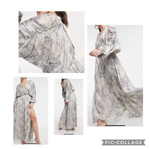 Printed Floral Maxi Dress